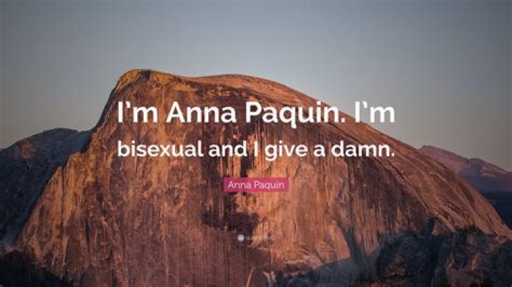 Anna Paquin: “I’m bisexual, and I give a damn”