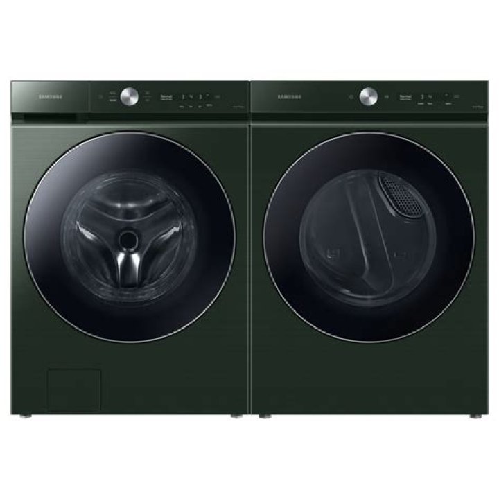Can Samsung front load washer and dryer be stacked?