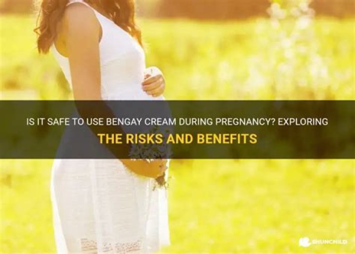Can you use bengay if your pregnant?