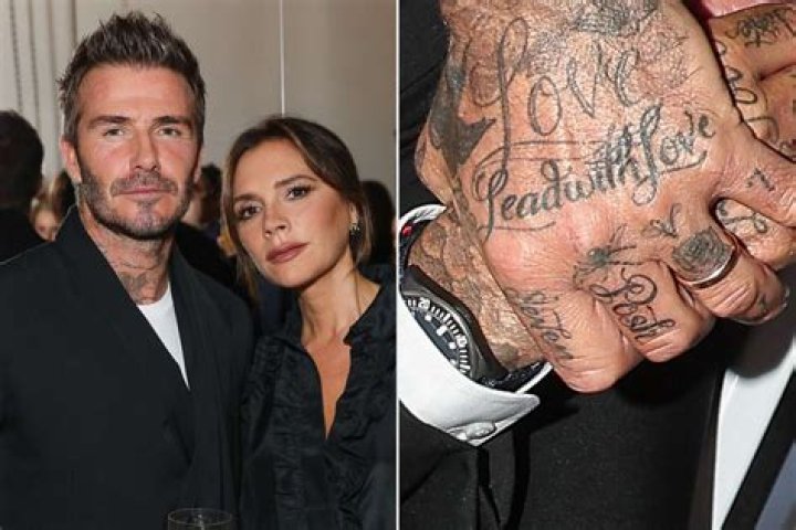 David Beckham’s tattoo of his wife’s name is spelled wrong