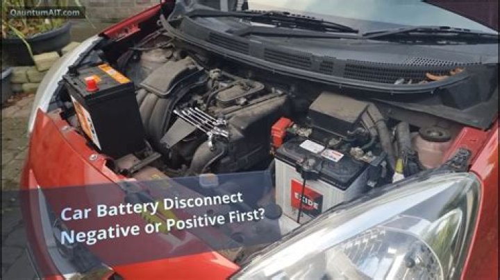 Do you disconnect the positive or negative first on a car battery?