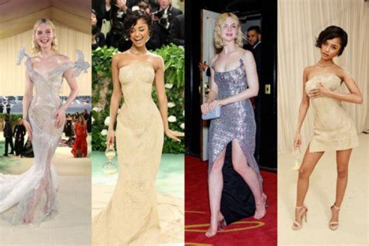 Elle Fanning & Tyla both got amazing Balmain looks for the Met Gala