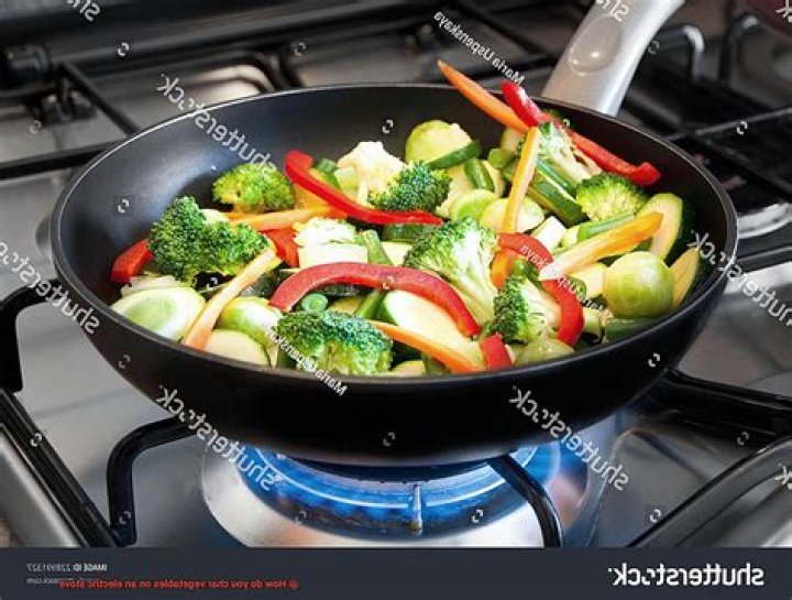 How do you char vegetables on the stove?