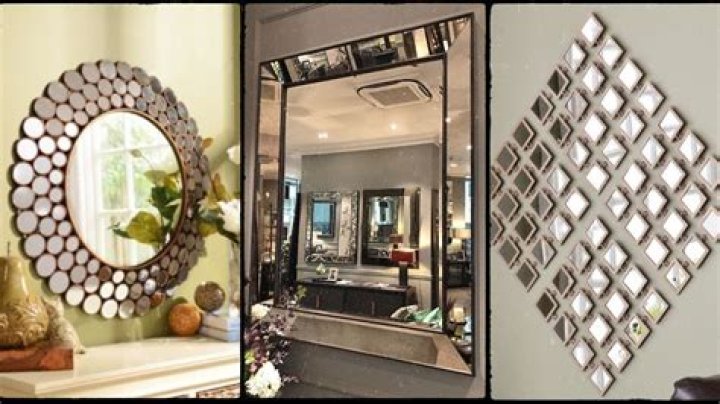 How do you hide mirrors on the wall?