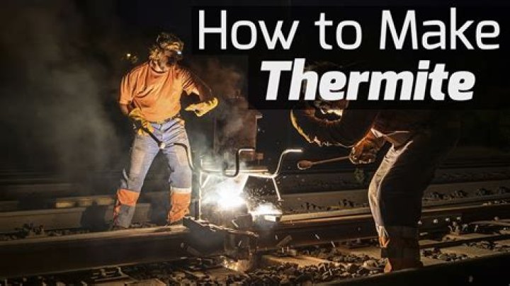 How do you make thermite paste?