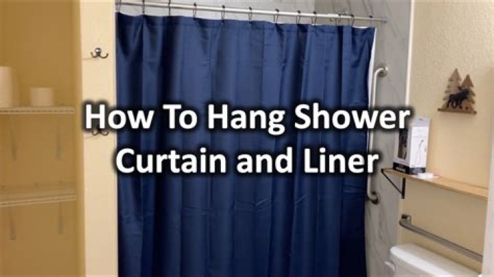 How high should a shower curtain go?