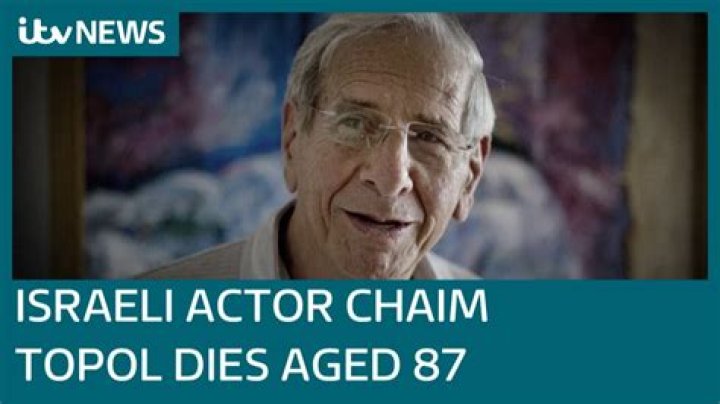 
Israeli Actor And Singer Chaim Topol Dies At 87 
