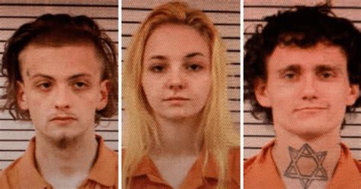 
James Angel, Nicole Sawyer and Patrick Banks: Trio who stabbed and mutilated victim with crosses arrested 