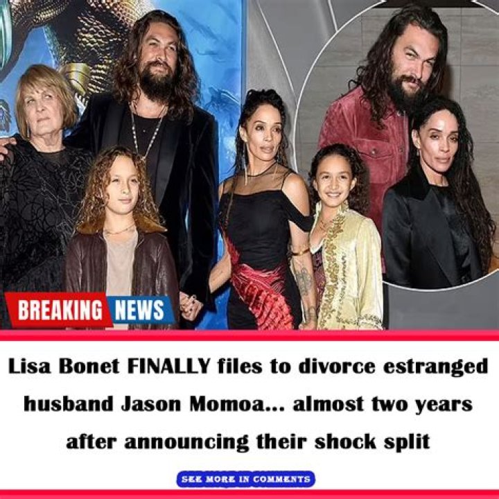Lisa Bonet filed for divorce from Jason Momoa two years after they announced their split