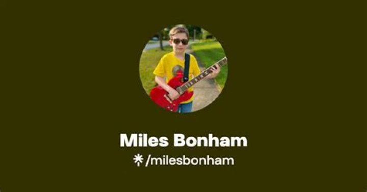 Miles Bonham Bio (Wiki) 