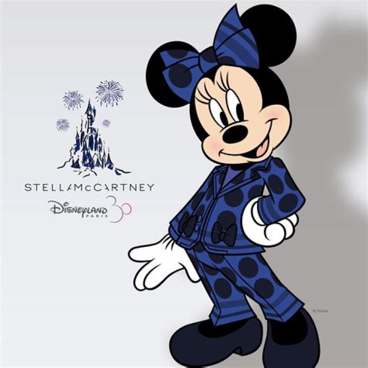 Minnie Mouse traded in her polka-dotted dress for a Stella McCartney pantsuit