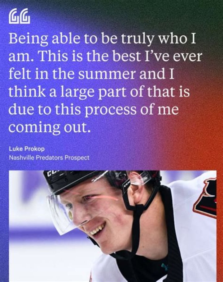 NHL player Luke Prokop comes out as a gay!