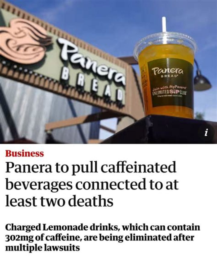 Panera is moving their Charged Lemonades behind the counter