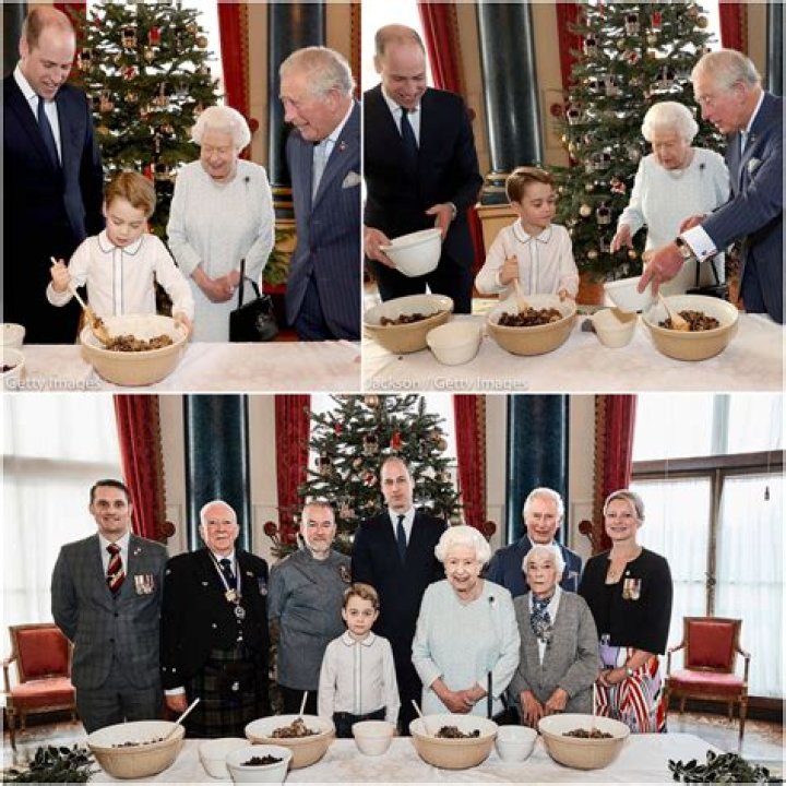 Prince George did a photoshoot with his dad, the Queen & Grandpa Charles