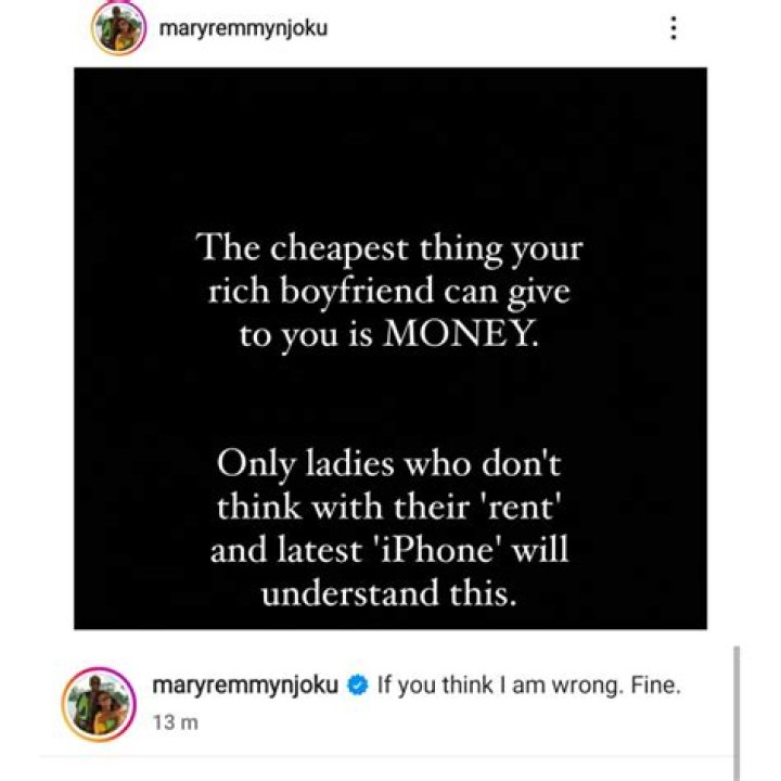 
The Cheapest Thing Your Rich Boyfriend Can Give You Is Money – Mary Njoku Shakes Tables 