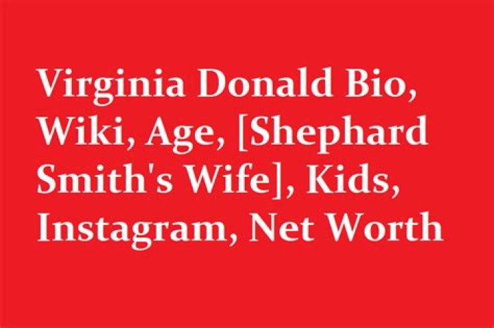 Virginia Donald Bio (Wiki) 