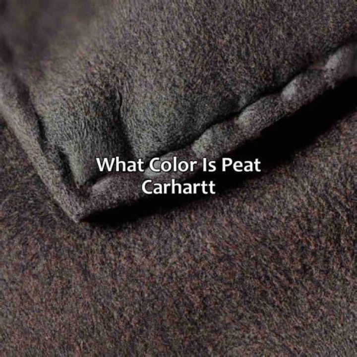 What color is peat?
