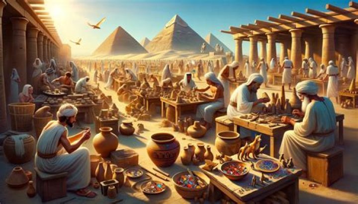 What did craftsmen in ancient Egypt eat?