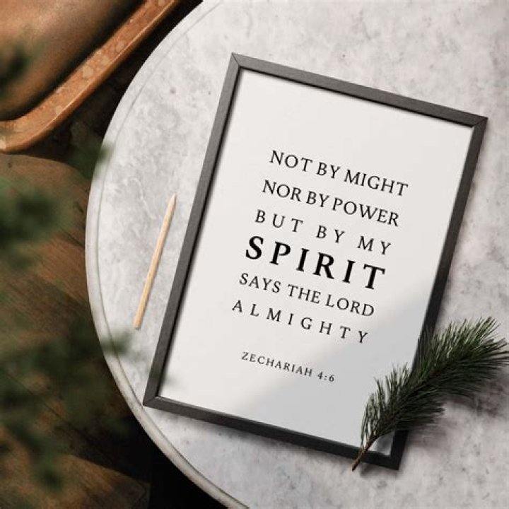 What does God mean when He says, “Not by might nor by power but by My Spirit” (Zechariah 4:6)?
