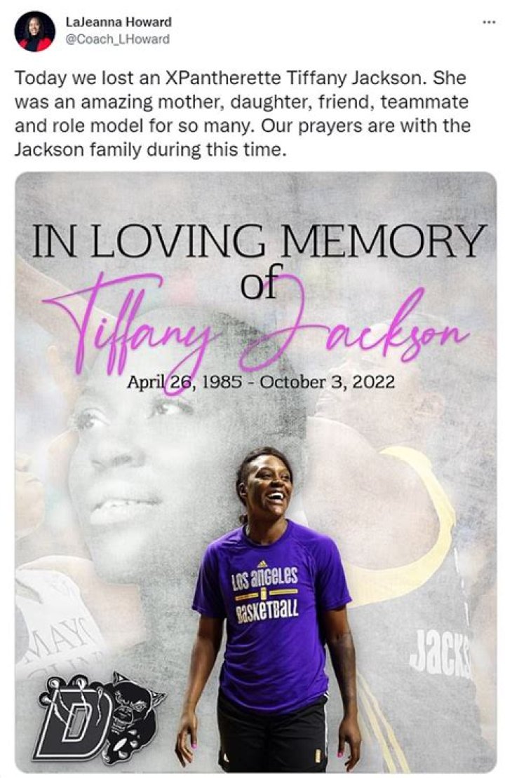 
What Happened To Tiffany Jackson? Former WNBA Star Tiffany Jackson Death, Bio, Age, Height, Husband, Instagram, Net Worth 