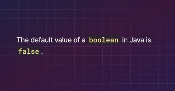 What is the default value of Boolean in Java?