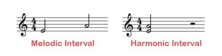 What is the difference between harmonic and melodic intervals?