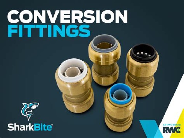 What temperature are SharkBite fittings rated for?