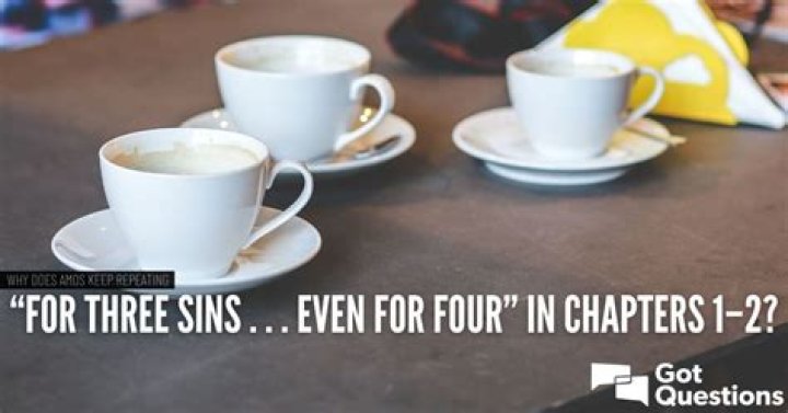 Why does Amos keep repeating “for three sins . . . even for four” in chapters 1–2?