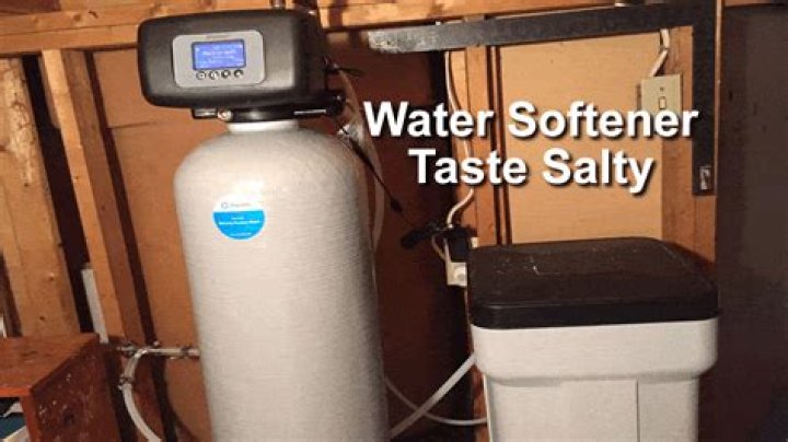 Why does my water softener make my water taste salty?